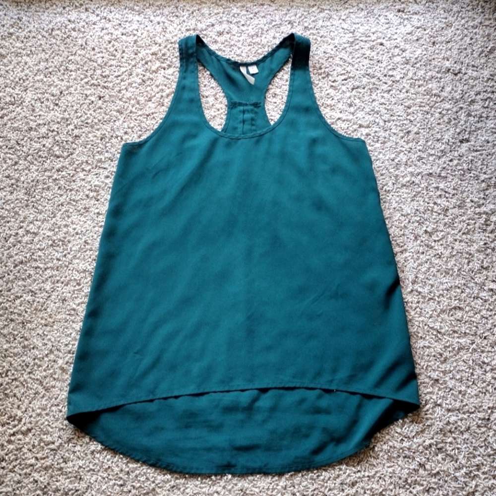 Frenchi beautiful dark green 💚 top/ blouse